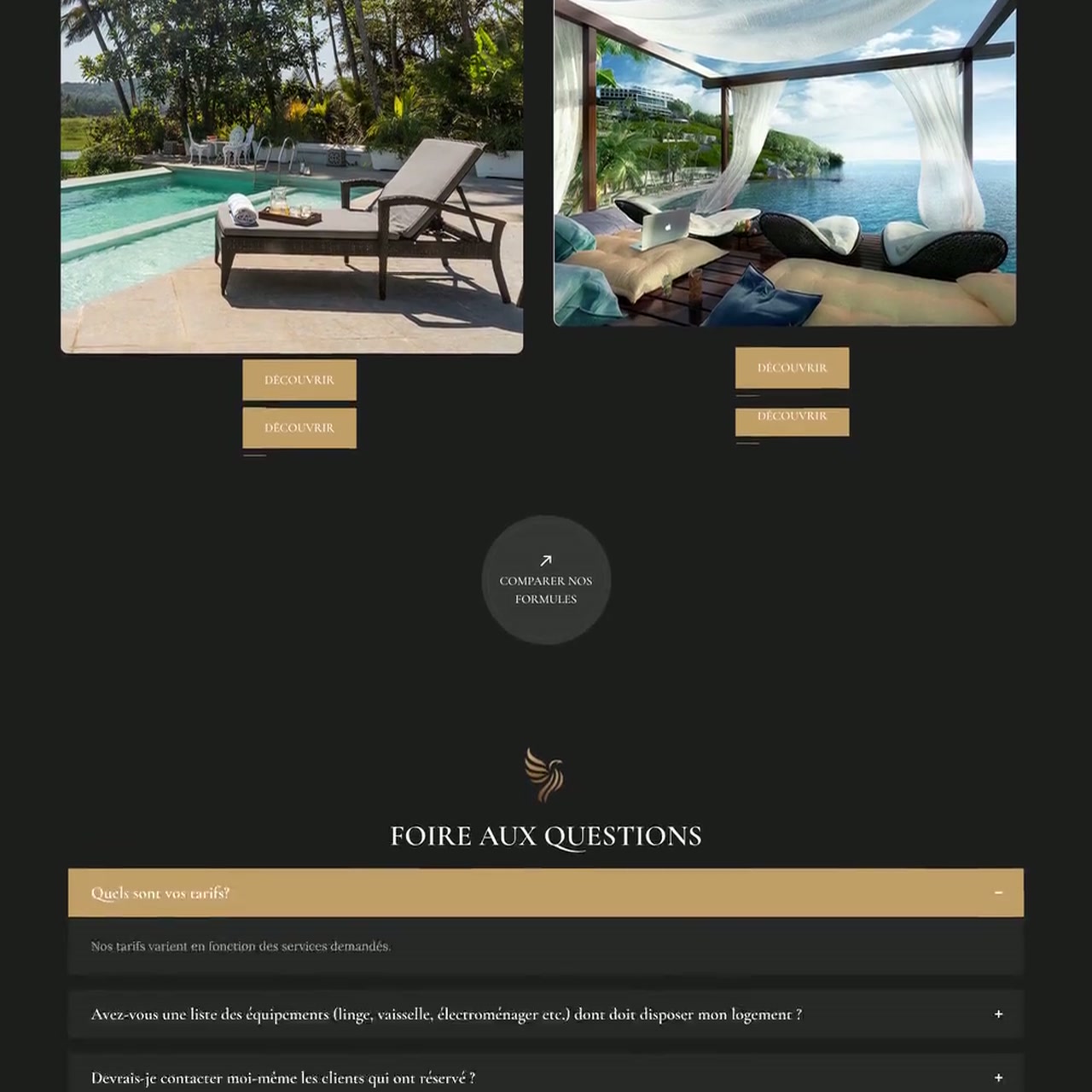 Site web conciergerie CapitalChic Fréjus